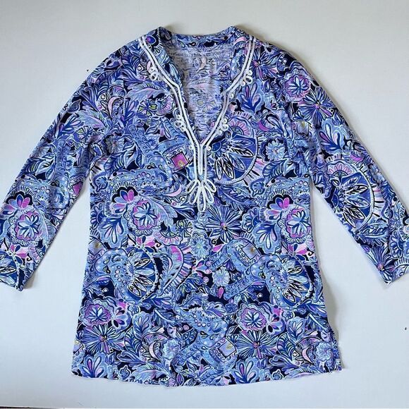 Lilly Pulitzer Kaia Knit Tunic Top Small - Picture 1 of 7